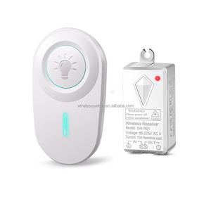 10A <span class=keywords><strong>RF</strong></span> điều khiển từ xa không dây Ánh Sáng push button chuyển chống cháy PC chất liệu không thấm nước mức độ IP66 tường thiết bị chuyển mạch - Product Image 1