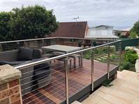 Système de garde-corps moderne en câble d'acier inoxydable, garde-corps personnalisé pour balcon, terrasse extérieure, escalier