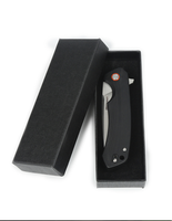 Couteau pliant miniature en acier de haute qualité avec manche G10 pour le camping, la survie en plein air et les activités de plein air