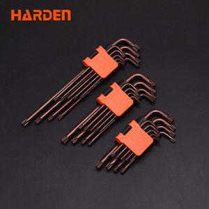 HARDEN 9Pcs Medium <strong>Torx</strong> Key <strong>Wrench</strong> Set Chrome Vanadium L <strong>Wrench</strong> Allen <strong>Wrench</strong> - Product Image 1