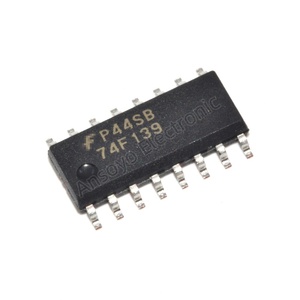 ANSOYO 74F139SCX 74F139 16-SOIC Circuitos Integrados Lógicos IC Chips Componentes Electrónicos Decodificador Desmultiplexor - Product Image 1