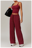 Nouveau Ensemble de Fitness 4 Pièces pour Femmes : Vêtement de Sport Manches Longues, Débardeur de Sport, Pantalon de Jogging, Sweat-shirt, Gilet de Yoga et Soutien-gorge de Sport