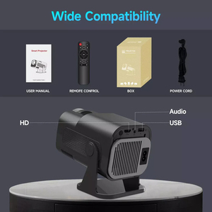 HY320 Mini projecteur portable 4K Android 11 natif 720P/1080P/200ANSI/300ANSI double Wifi6 BT5.0 mise à niveau HY300 projecteur de cinéma - Product Image 6