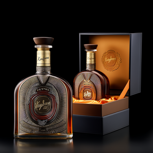 Bouteilles en verre de whisky et de brandy de haute qualité vente directe en usine - Product Image 4