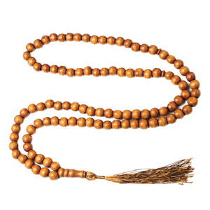 Tasbih de Madera de 99 Cuentas en Oferta, Joyería Islámica Económica para la Oración, Borlas para Musulmanes, Regalo Religioso de Ramadán para Aniversarios - Product Image 2