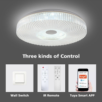 Plafonnier LED intelligent rond à intensité variable RVB de haute qualité pour salon et chambre à coucher (vente en gros)