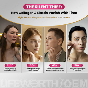 Suplementos de Colágeno para Cuidados com a Pele Adultos Lifeworth Private Label Cápsulas Premium para Clareamento da Pele (60/90/120 Contagens) para Saúde - Product Image 2