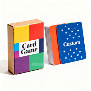 Vente chaude Jeu de cartes familial en papier de haute qualité Impression personnalisée Échantillons gratuits Jeu de cartes avec logo - Product Image 3