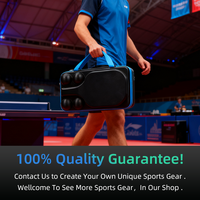 Sac de rangement portable de haute qualité pour raquette de pickleball, sac de transport personnalisé en EVA, étui rigide pour pickleball