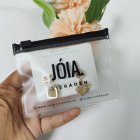 Sacs en plastique givrés personnalisés pour petits bijoux, sacs à fermeture éclair en gros avec logos, mini pochettes à boucles pour boucles d'oreilles