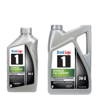 Huile moteur entièrement synthétique de qualité 5A SAE 0W-20, lubrifiant automobile à performance étendue, huile de base pour moteurs à essence