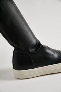 Au-dessus du genou bottes cuisse automne hiver dames plate-forme chaussures bottes de sécurité avec Stretch <span class=keywords><strong>en</strong></span> cuir PU femmes <span class=keywords><strong>Latex</strong></span> cuissardes bottes - Product Image 5