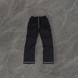 Pantalones de chándal de algodón de rizo francés personalizados pantalones de chándal holgados con diamantes de imitación de costura inversa Vintage para hombres - Product Image 2