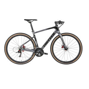 Mon Vélo de Route Léger en Carbone Mat Bleu pour Hommes 45*700C GRAVEL XC 24 Vitesses Manuel Racing Sans Fourche - Product Image 3
