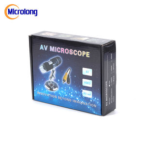 Microscope numérique stéréo pour la réparation de téléviseurs et de téléphones mobiles avec résolution 1280x720, interface AV et éclairage à 8 LED - Product Image 6