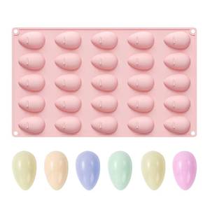 MUYULINS Factory 35-Cavity Nail-Shaped LFGB Platinum Non-Stick BPA-Free <b>Silicone</b> Chocolate Mold - Product Image 5