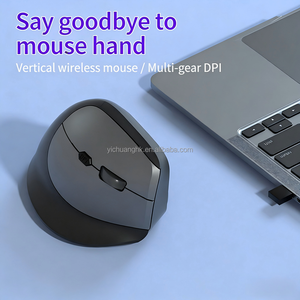 Ergonomic Vertical Optical 2.4GHz <b>Wireless</b> <b>Mouse</b> with RGB Backlit USB Charging for <b>Computer</b> Home Office & Gaming Use-in Stock - Product Image 4
