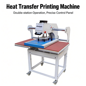 Máquina de prensado térmico semiautomática de doble estación con impresora de cama plana, nueva condición, horno de transferencia neumático - Product Image 3