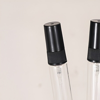 Botol Parfum Isi Ulang Kaca Bening Mini Spray Atomizer Set 2ml 3ml 5ml 10ml Dropper Press Spray untuk Perjalanan