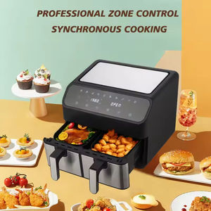 Nueva Freidora de Aire Digital de Acero Inoxidable, Horno Eléctrico de Gran Capacidad de 8L para Uso Doméstico y en Autocaravanas, Color Plateado, Calidad Garantizada - Product Image 4