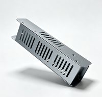 Boîtier d'alimentation à découpage fin en alliage d'aluminium pour intérieur, avec trous de ventilation, fabrication OEM personnalisée en usine