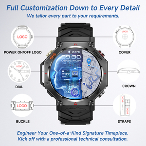 KC91 GPS Smartwatch TFT KI-Assistent ChatGPT Taschenlampe 5-10 Tage Akkulaufzeit für Anrufe/Wählen Sport Gesundheit Dafit Magnetisch - Product Image 2