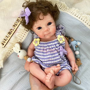 Muñeca Reborn de Silicona Realista de 16 Pulgadas, Estilo Bebé Adorable, <span class=keywords><strong>para</strong></span> Colección Conmemorativa y Uso como Compañera - Product Image 2