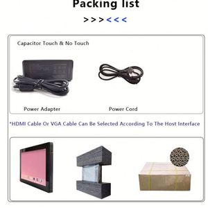 Mới trong nhà 10.4 inch tất cả-trong-một máy tính PC i3 i5 Core I7 Bộ vi xử lý chống bụi R232 Bo mạch chủ LCD cảm ứng hiển thị công nghiệp - Product Image 6