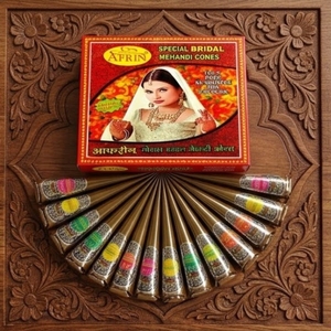 Afrin Boîte de cônes de Mehendi spéciaux pour mariages, couleur foncée garantie, Henné Herbal Écologique, Pack 40g, pour Cérémonies de Mariage et Festivals, pour les mains - Product Image 5