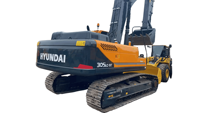 Excavatrice hydraulique d'occasion Hyundai R305LC-9T, 30,2 tonnes, pour travaux de construction