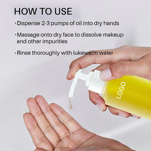 Démaquillant Huile Nettoyante Profonde Personnalisé à la Formule Naturelle Éclaircissante Centella Anti-Rides Curcuma pour le Visage Tous Types de Peau - Product Image 3