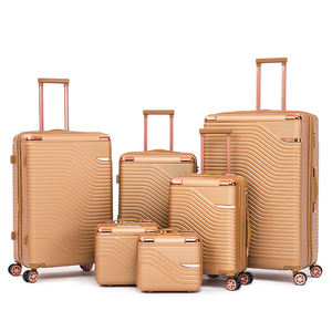 卸売ABSトロリー荷物キャリーオンスーツケースセット旅行搭乗荷物ホイール付き - Product Image 4