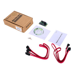 Mini PCI-<span class=keywords><strong>E</strong></span> SATA 4 Puerto SATA III 6G Mini PCI Express Marvel 88SE9215 controlador de tarjeta de SATA3.0 Mini PCI Express SSD adaptador TARJETA DE - Product Image 5