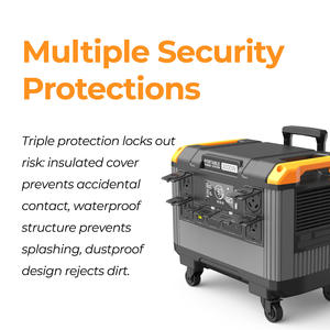 Portable 3000 w Station d'alimentation de secours à sorties multiples Batterie au lithium de secours <span class=keywords><strong>Camping</strong></span> Générateur <span class=keywords><strong>solaire</strong></span> portable extérieur de 3000 watts - Product Image 5