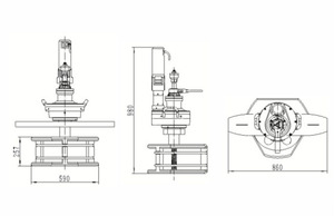Máquina Biseladora en Frío para Tuberías Metálicas Ise-850-1, Montaje Interior, Gran Diámetro 600-820mm, para Preparación de Soldadura - Product Image 5