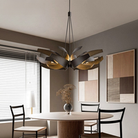 Lustre de chambre d'enfant personnalisé de style postmoderne, luminaire d'escalier de villa avec plusieurs couleurs au choix, lumières LED