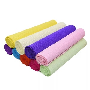 50x250cm nhăn <span class=keywords><strong>crepe</strong></span> giấy tráng bột gỗ hoa giấy gói cho ngành công nghiệp in và hóa chất đóng gói trong thùng carton - Product Image 5