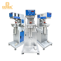DOYAN Nouvelle machine d'impression par tampon pneumatique automatique monocolore avec cadre en acier inoxydable pour jouets et bouteilles en plastique