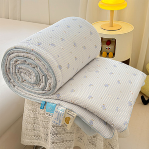 Couette d'été imprimée double face à sensation rafraîchissante en fibre <span class=keywords><strong>de</strong></span> soja pour climatiseur - Product Image 2