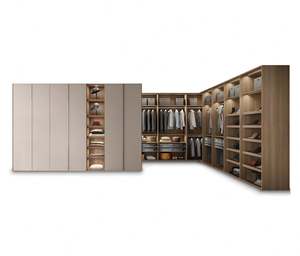 Armario Moderno de Lujo, Armario Portátil con Luz LED, Armario Vestidor, Armario de Almacenamiento para Villa - Product Image 3