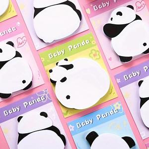 Wholesale Kawaii Panda Animal Sticky Notes Cute Self-Adhesive <b>Memo</b> <b>Pad</b> Colorful Paper Notepad Magnetic Feature for Office Use - Product Image 3
