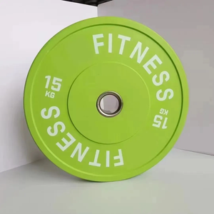 Tất cả các cao su phòng tập thể dục cụ thể lớn nặng đầy màu sắc tạ miếng sâu ngồi xổm băng ghế dự bị Báo Chí cứng kéo quả tạ miếng - Product Image 1