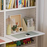 Étagère à livres en métal, bibliothèque modulaire, bibliothèque blanche, présentoir pour livres, étagère pour enfants, rangement