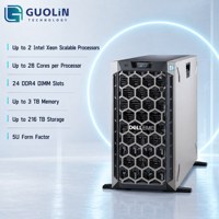 Tour convertible 5U d'occasion, double socket, grand stockage, extension PCIe, configuration personnalisée pour laboratoire domestique, NAS, PowerEdge T640