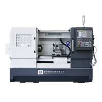 Tour à plat CNC automatique à usage moyen HIPOW 8T, broche horizontale simple, banc plat CK6150, tourelle interne, précision 0,015 mm, 4 outils