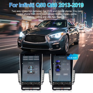 New 13.6 Inch Tesla Screen for Infiniti Q50 Q60 2013 2019 Multimedia Android Car Radio <b>Auto</b> Head Unit Monitor Carplay Navigation - Product Image 4