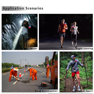 Đa Chức năng còi Vai Đèn Led Cảnh Báo ánh sáng màu đỏ và màu xanh vỏ thợ mỏ công nhân ngoài trời thể thao thú cưng đi chơi - Product Image 5