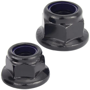 Écrou à vis sans tête en nylon pour escalade, M3 M4 M5 M6 M8 M10 M12, en acier inoxydable 304, finition zinc noir, anti-desserrage, norme DIN6926 Grade A - Product Image 3