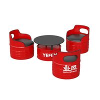Set di Mobili in Stile Industriale in Ferro per Ristoranti, Hotel, Negozi di Tè, Caffetterie, Bar, Aree di Riposo Commerciali - Uso Domestico