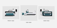 Machine de découpe laser de découpe de métal cnc autofocus de haute qualité